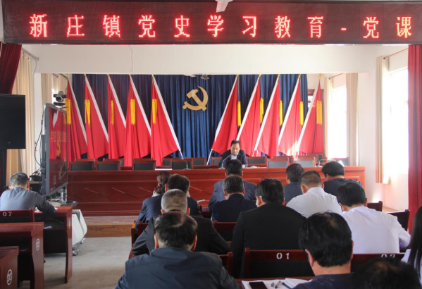 新庄镇举办党史学习教育专题党课
